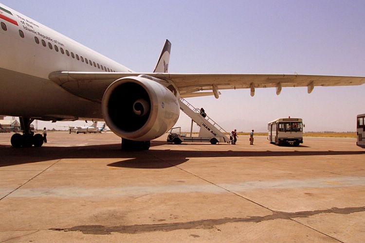 iran air exit