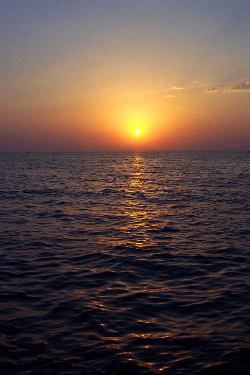 caspian sunset one