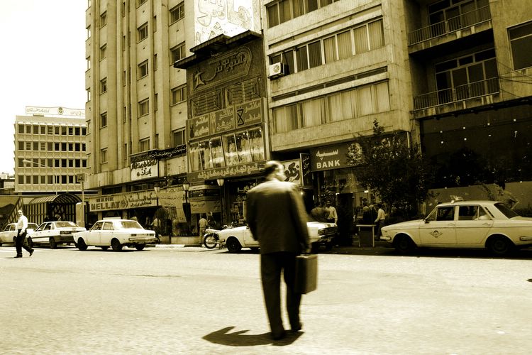 man on street