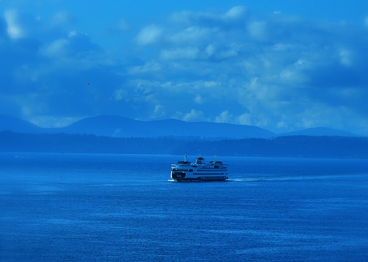 blue ferry