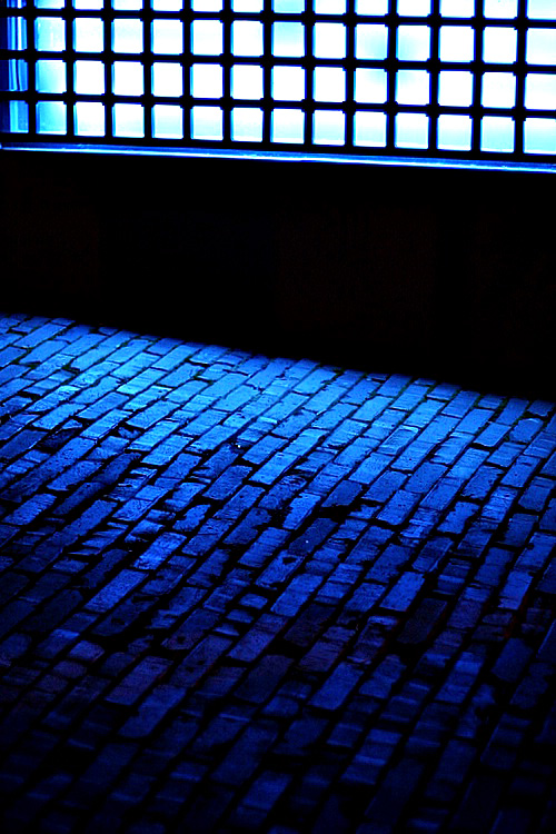 blue bricks