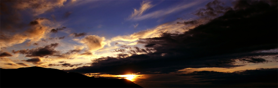 ying yang sunset