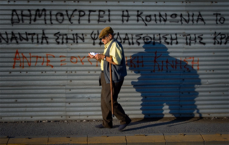 old man walking
