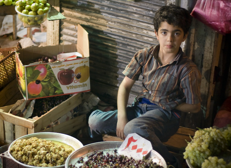 selling fruit