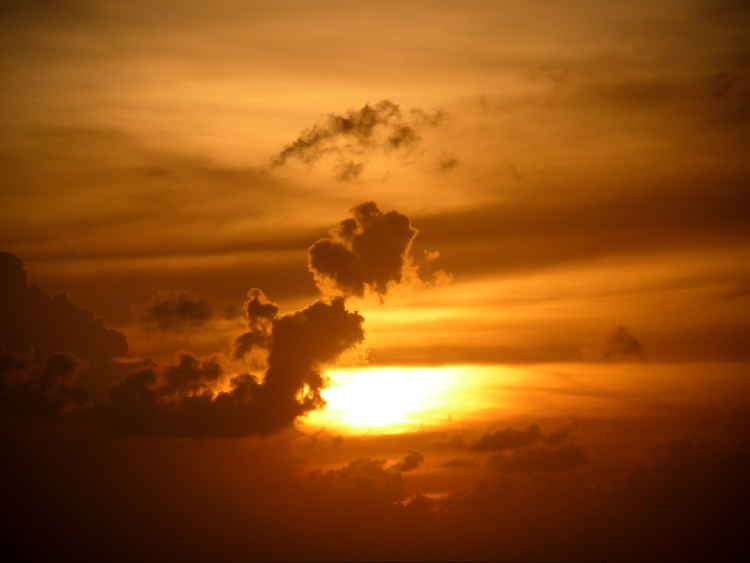 carib sunset