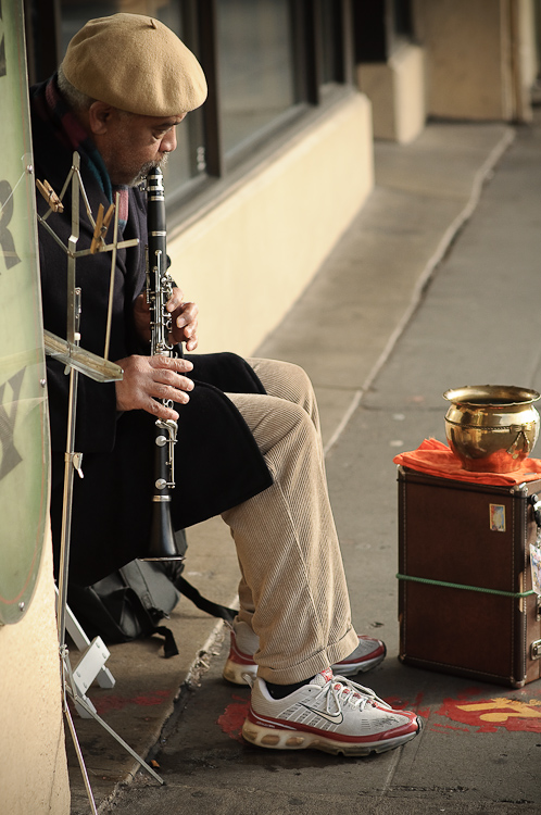 clarinet man