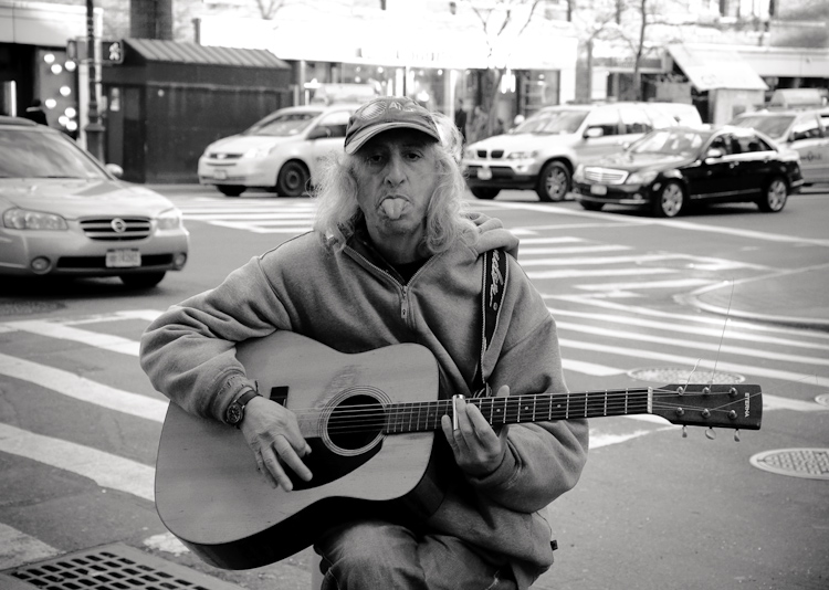 nyc street musician