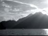 boat and mountain
