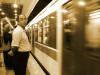 man and subway