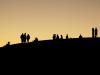 people on hill