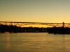 bridge at sunset