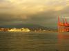 ship in bay