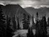 overcast mountains