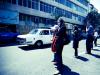 wating for the taxi