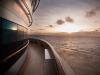 sunset from ship
