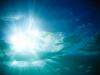 sun underwater
